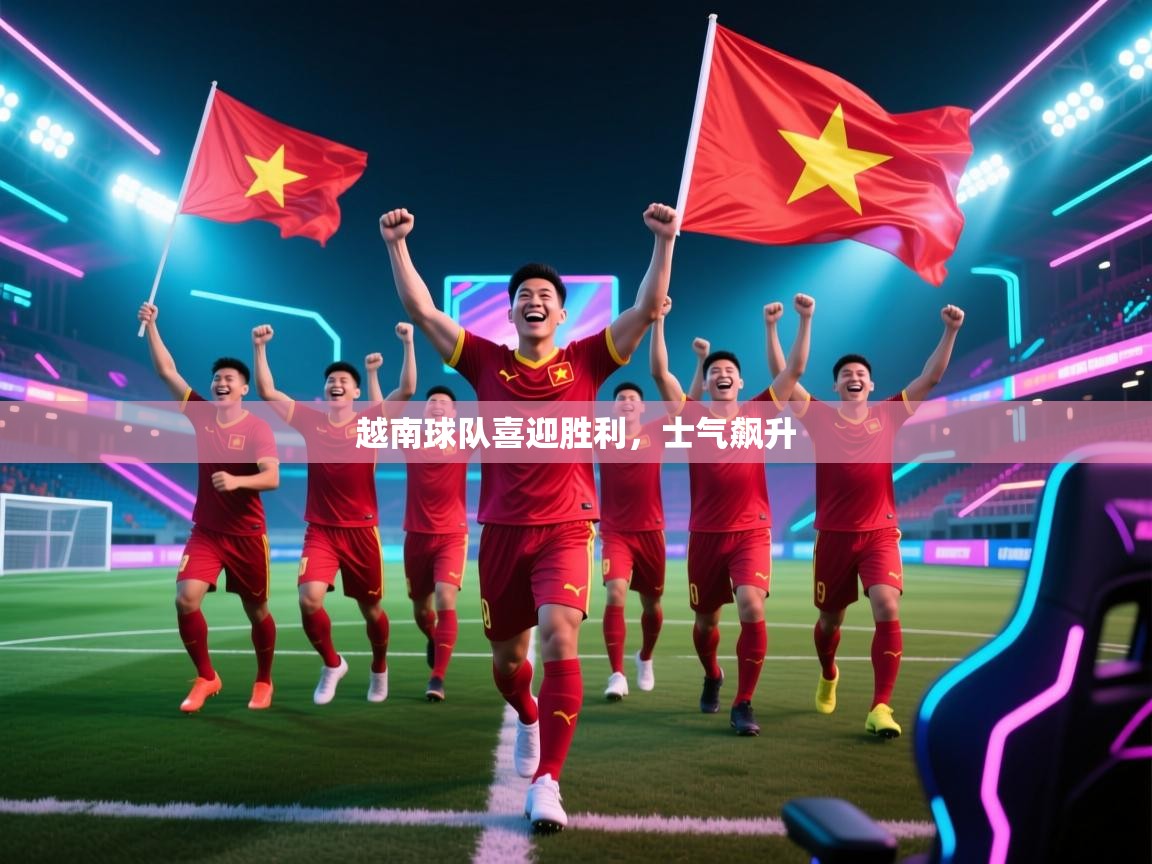 越南球队喜迎胜利，士气飙升